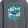 Men's - Disney - Plaid Minnie Mouse Long Sleeve Graphic T-Shirt - 2 of 4