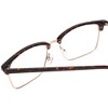Ernest Hemingway H4850 Designer Acetate Eye Glasses Frame in Gloss Black Silver/Demo Lens 143mm Frame/58mm Lens Width - 4 of 4