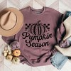 Simply Sage Market Women's Graphic Sweatshirt Checkered Pumpkin Season Cursive - 3 of 4