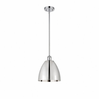 Metal Bristol - 1 Light Pendant In Industrial Style-10.88 Inches Tall and 9 Inches Wide