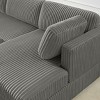 133.1'' Corduroy Upholstered Sectional Sofa - 2 of 4