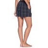 Ashford & Brooks Women's 2 Pack Woven Sleep Lounge Boxer Shorts - 3 of 4