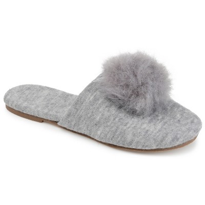 Journee Collection Women's Nightfall Slipper Grey 12 : Target