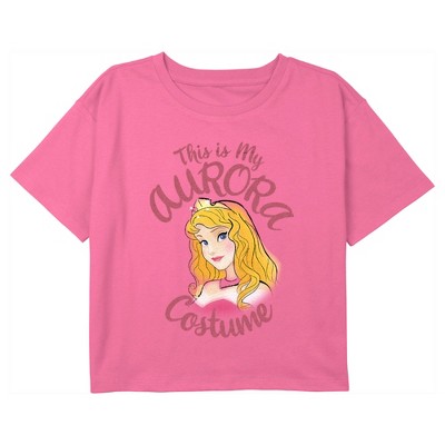 Girl's Sleeping Beauty This is my Aurora Costume Crop T-Shirt