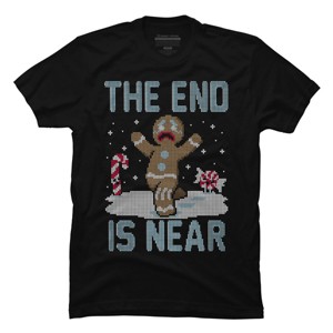 Men's Design By Humans Christmas Is Near! By Raffiti T-Shirt - 1 of 4