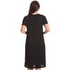 Dreamcrest Womens Nightgown with Lace Trim  Short Sleeve Sleepwear Pajamas with Stretch  Solids & Prints - 3 of 3