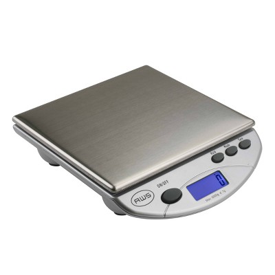 American Weigh Scales Amw-13 Stainless Steel Table Bench Scale Silver 13.2lb