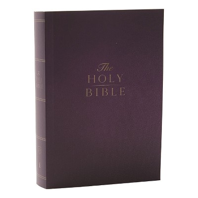 KJV Holy Bible: Compact with 43,000 Cross References, Purple Softcover, Red Letter, Comfort Print: King James Version - by  Thomas Nelson (Paperback)