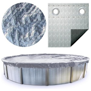Swimline Hydrotools Silver King Winter Cover for 16x32 Ft Above Ground Pools - 1 of 4