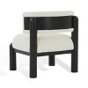 Rosabryna Boucle Accent Chair - SFV5074 - Ivory/Black - Safavieh Couture - 4 of 4