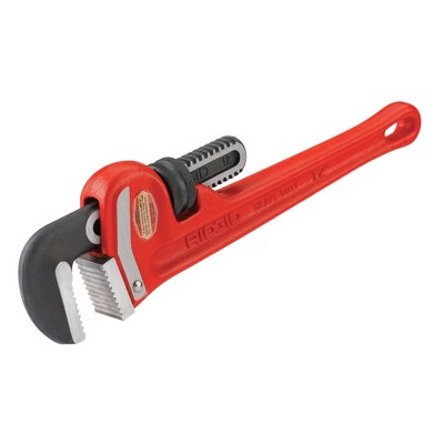 Ridgid 12 Cast-Iron 2 in. Jaw Capacity 12 in. Long Straight Pipe Wrench