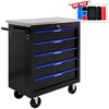 Rolling Tool Chest, 5-Drawer Rolling Tool Storage Cabinet With Wheels & Locking System, Multifunctional Tool Cart For Garage Workshop Warehouse - 3 of 4