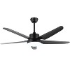 Melesa Led Light 52" Ceiling Fan - CLF1027 - Black - Safavieh - 2 of 4