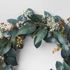 Wreath Green/Floral Wreath - Threshold™ - 3 of 3
