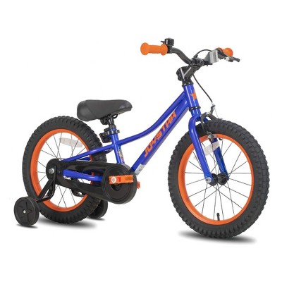 JOYSTAR NEO BMX Kids Bike, Boys Bicycle for Ages 7  & Up, 48 to 61 Inches Tall, with Training Wheels, Kickstand, & Coaster Brakes, 20 Inch, Blue