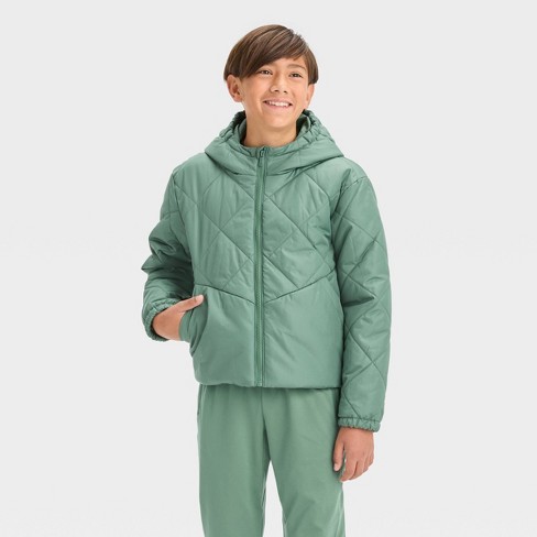 Kids hot sale quilted coat