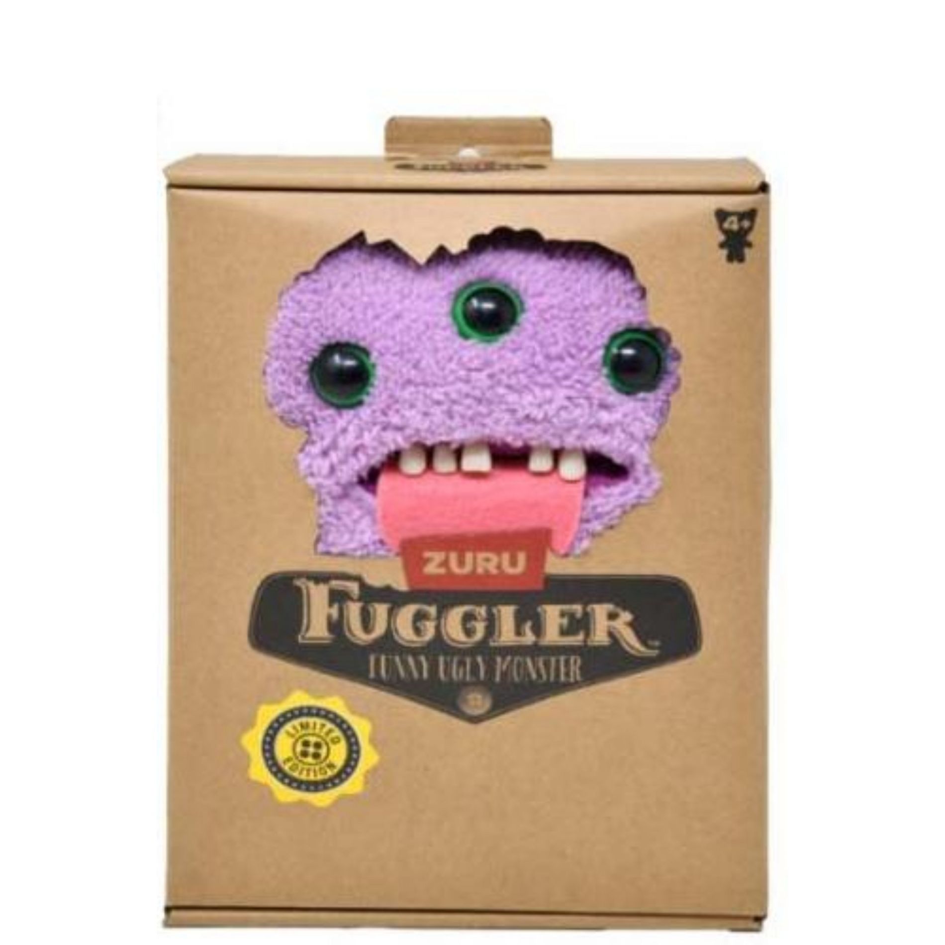 Zuru Fuggler Limited Edition Purple Funny Ugly Monster Plush Toy 9 Inch