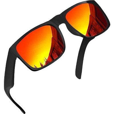 grinderPUNCH XL Polarized Oversized Sunglasses  Lightweight Men's Big Wide Head UV Protection for Sports, Driving, Fishing  Large Face Fit (Matte)