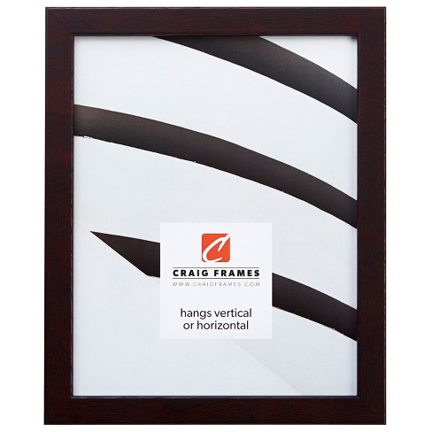 Bauhaus Burgundy Walnut Single Image Picture Frame - image 1 of 3