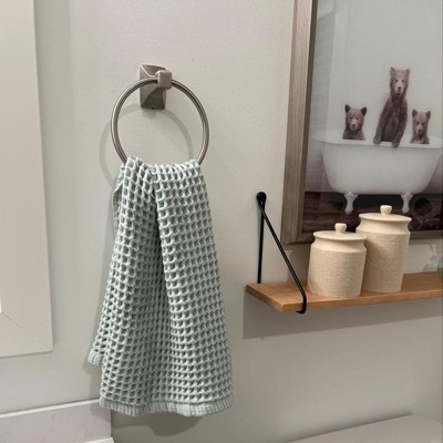 Waffle Hand Towel Gray - Casaluna™ : Target