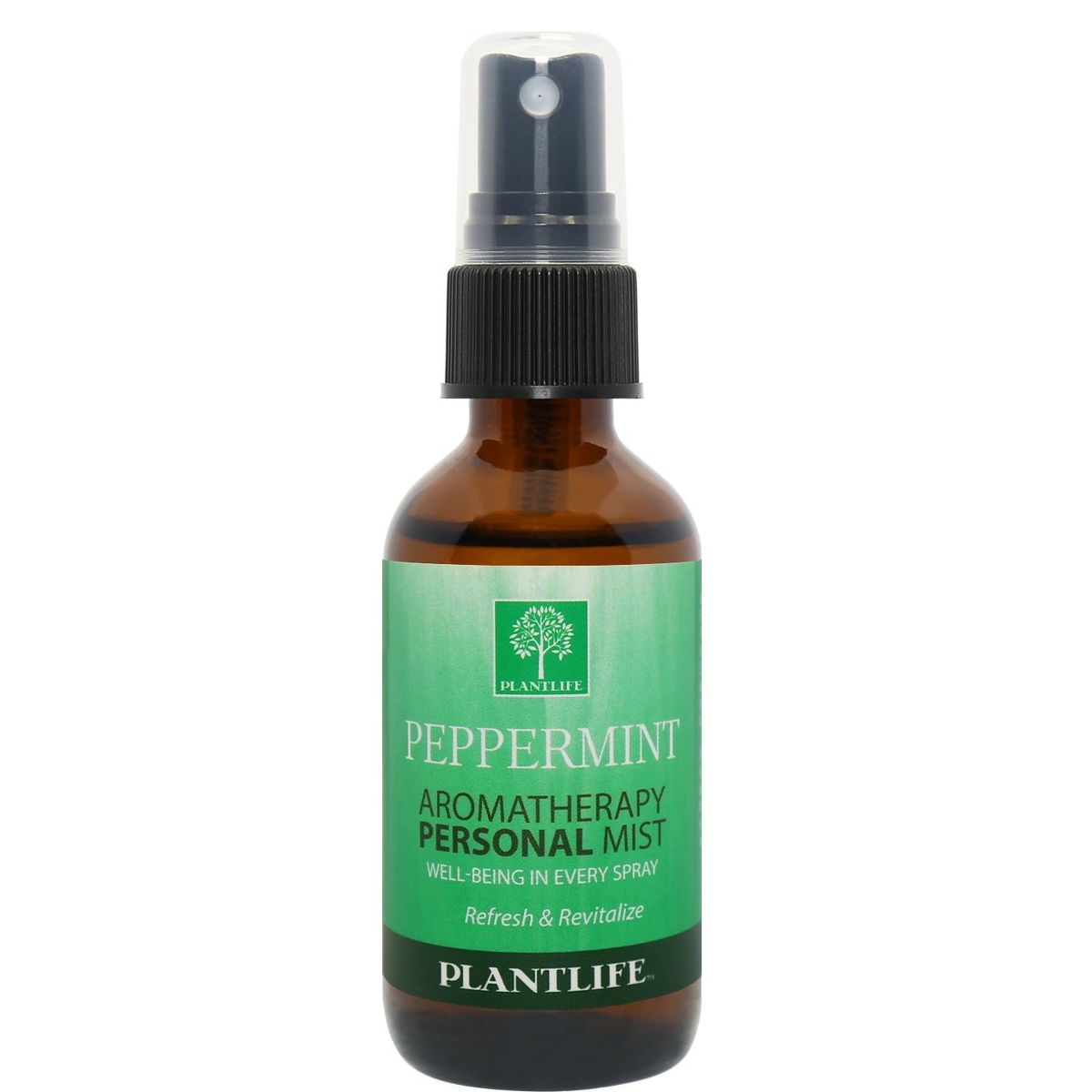 Plantlife Peppermint Mist – Aromatherapy Spray with Pure Peppermint Essential Oil – Cooling, Energizing & Clarifying – No Additives or Fillers – 2 oz