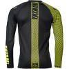 Tatami Fightwear Essential 3.0 Long Sleeve Rashguard - Black/Yellow - 2 of 4