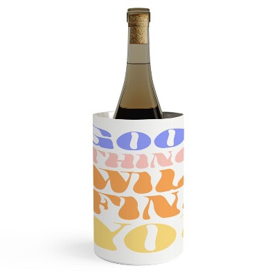 Emanuela Carratoni Good Things will Find You Wine Chiller - Deny Designs