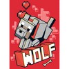 Men's Minecraft Wolf T-Shirt - 2 of 4