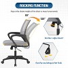 BestMassage Office Chair Computer Chair Desk Chair with 360 Degree Swivel & Lumbar Support Suitable for Office Home - 3 of 4