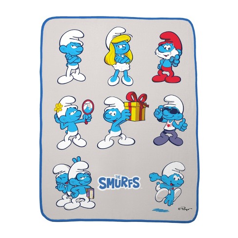 Papa Smurf and Smurfette.  Smurfs, Smurfette, Smurfs party