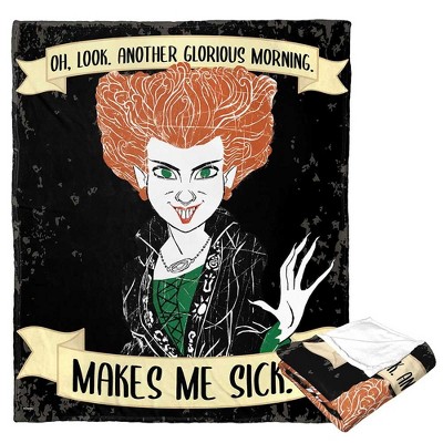 Disney Hocus Pocus Glorious Morning Silk Touch Throw Blanket 50x60 Inches