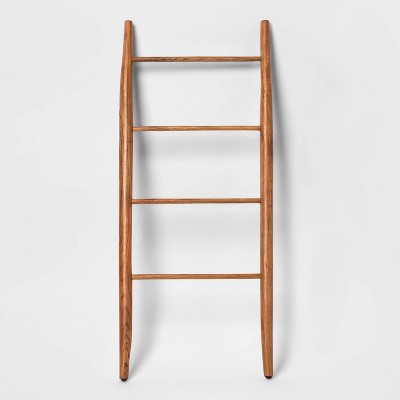 42" x 18" Decorative Acacia Wood Blanket Ladder Brown - Threshold™