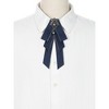 INSPIRE CHIC Women's Ribbon Brooch Rhinestone Bow Ties - 4 of 4