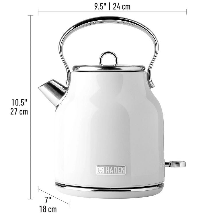Haden Heritage 1.7L Stainless Steel Electric Cordless Kettle, 6 of 12