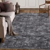 Washable Rugs for Living Room Modern Distressed Bedroom Rug Soft Large Area Rug Non Slip Throw Rugs Low Pile Stain Resistant Carpet for Dining Room - 4 of 4