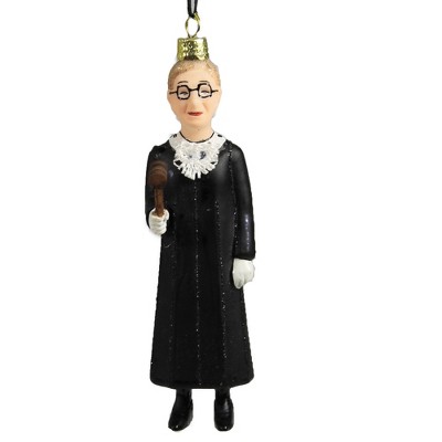 Holiday Ornament 5.25" Standing Rbg Ruth Bader Ginsburg Icon Law  -  Tree Ornaments