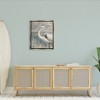 Stupell Industries Heron Bird Abstract Marshland Coast Black Floater Framed Canvas Wall Art - 2 of 4