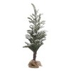 Transpac 48 in. Green Holiday Lush Snow Tree - 2 of 4