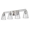 Lyna 4-Light Vanity Light - Elegant Steel Fixture for Contemporary & Transitional Bathrooms - 2 of 4