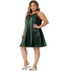 Agnes Orinda Women's Plus Size Lace Spaghetti Lounge Nightgowns - 3 of 4