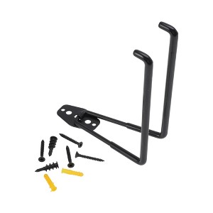 Unique Bargains Garage Storage Hooks with Screws Large Square Base Plate with Hook 6.3"x7.5"x2.8" 1 Pc - 1 of 4