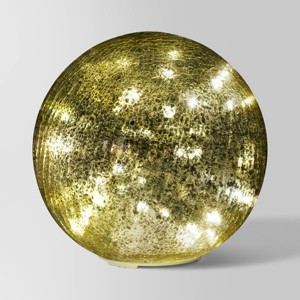 7" Christmas Mercury Glass Orb Gold - Wondershop™ - 1 of 3