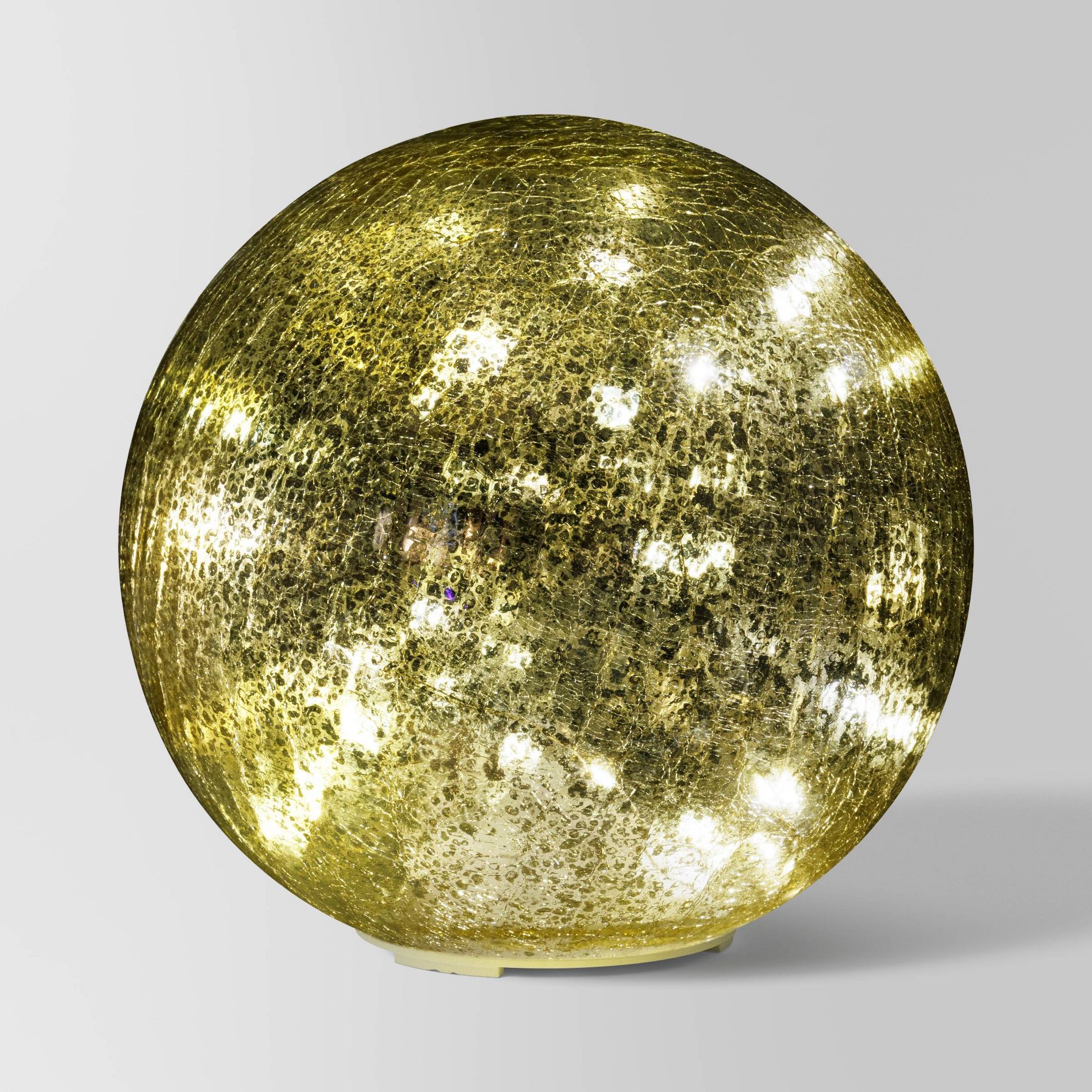 7" Christmas Mercury Glass Orb Gold - Wondershop™