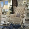 Acme Furniture 38" Picardy II Accent Chair Fabric/Antique Pearl - 4 of 4