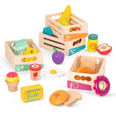 B. toys - Wooden Play Food - Little Foodie Groups
