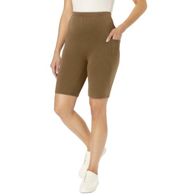 Woman Within Plus Size Pocket Bike Short