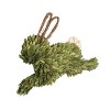 Transpac Twig and Wood Curl Jumping Easter Bunny Wreath for Home Decorations and Festive Easter Decor - 3 of 3