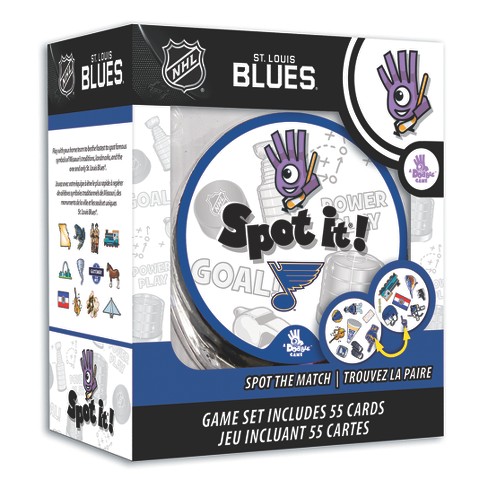 Masterpieces Officially Licensed Nhl St. Louis Blues Spot It Game For Kids  And Adults : Target
