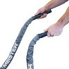 Meister Professional 1.5" Diameter Sheathed Battle Rope - Gray - 3 of 4