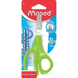 Maped - Essential Blunt School Scissors - Retail Packaging - Assorted Colors  - 5" - 1 of 1